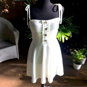 Speechless White Sundress